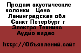 Продам акустические колонки › Цена ­ 20 000 - Ленинградская обл., Санкт-Петербург г. Электро-Техника » Аудио-видео   